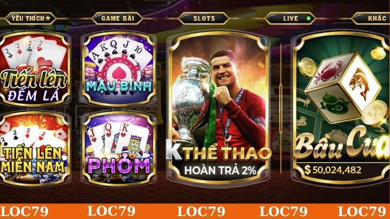Khám phá kho game cực chất sau khi tải thành công Loc79