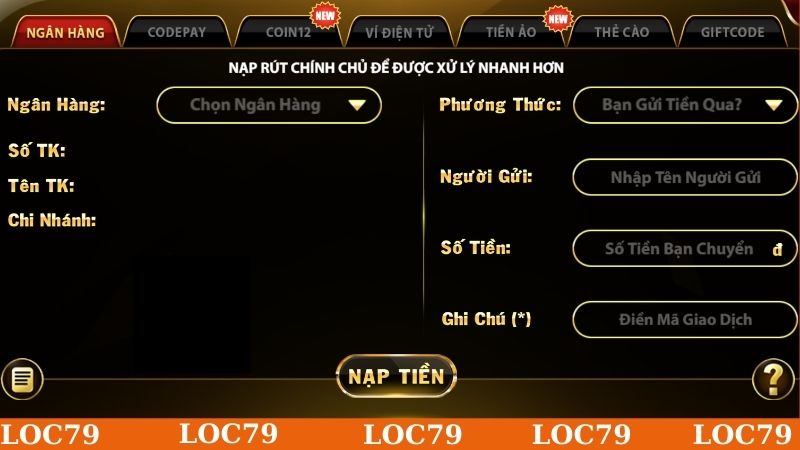 Lựa chọn phương thức nạp tiền phù hợp